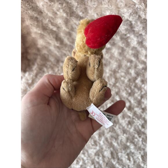 Vintage Russ Plush 4.5” Puppy Dog Schnauzer Holding Heart - Picture 6 of 7